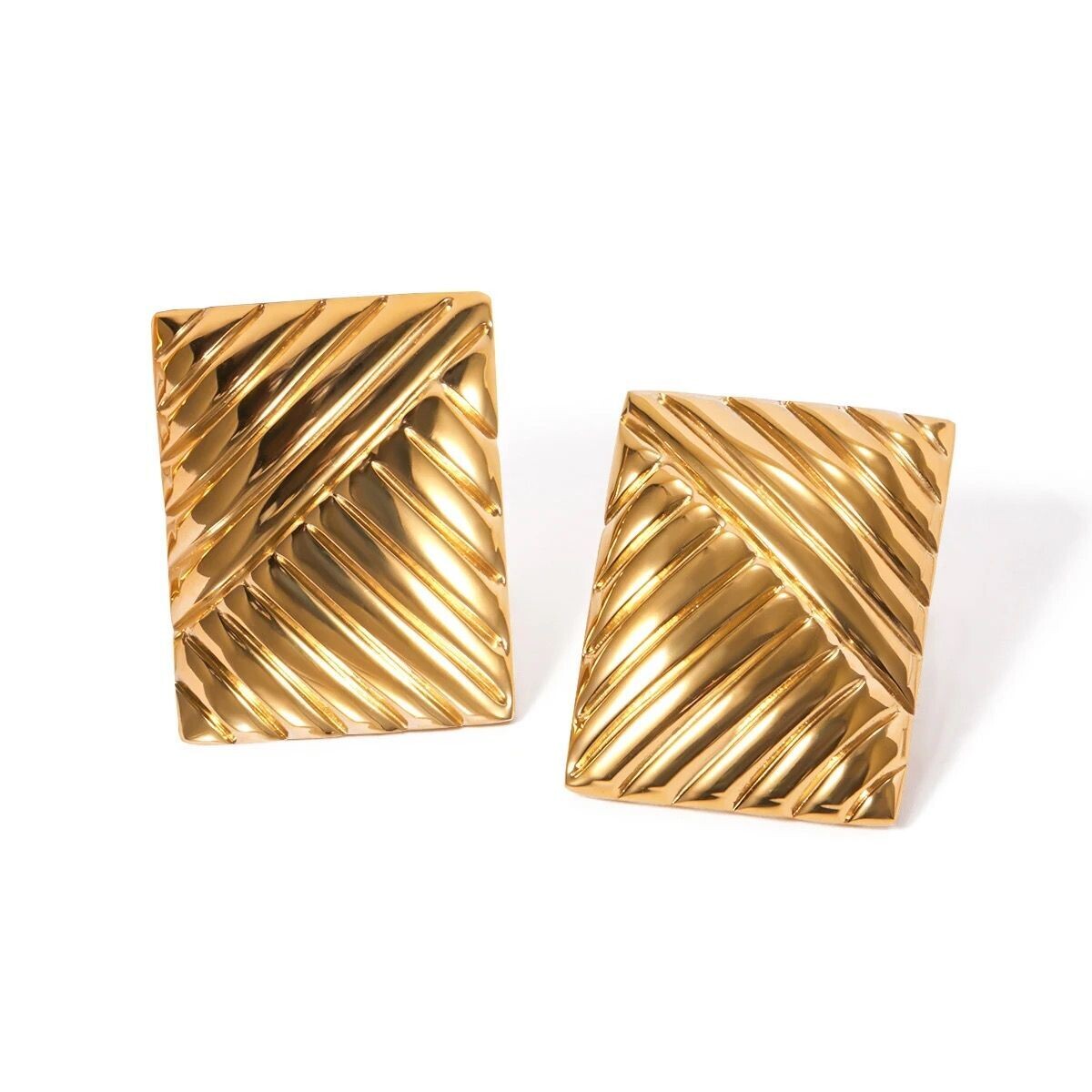 Stripes Big - Earrings