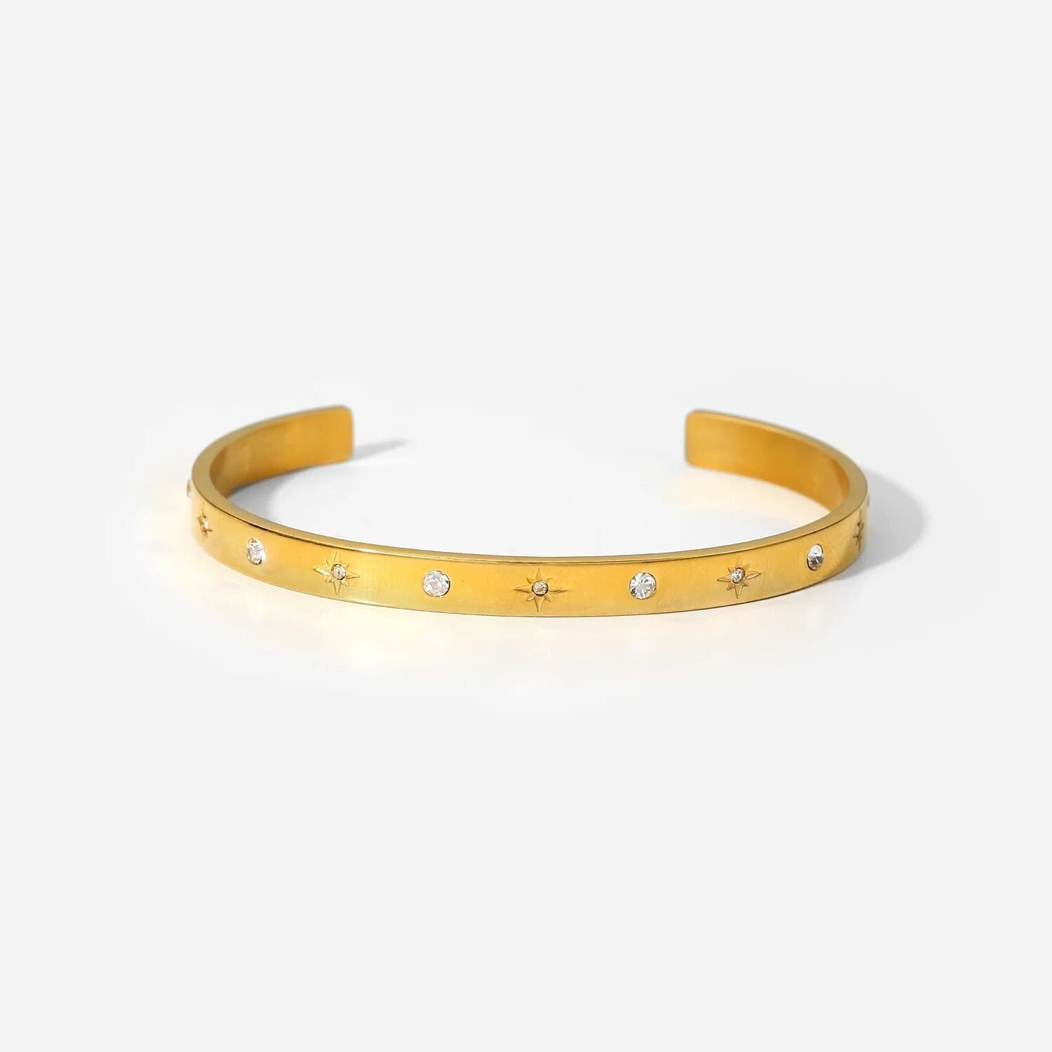 Opening Crystal Cuff - Bracelet