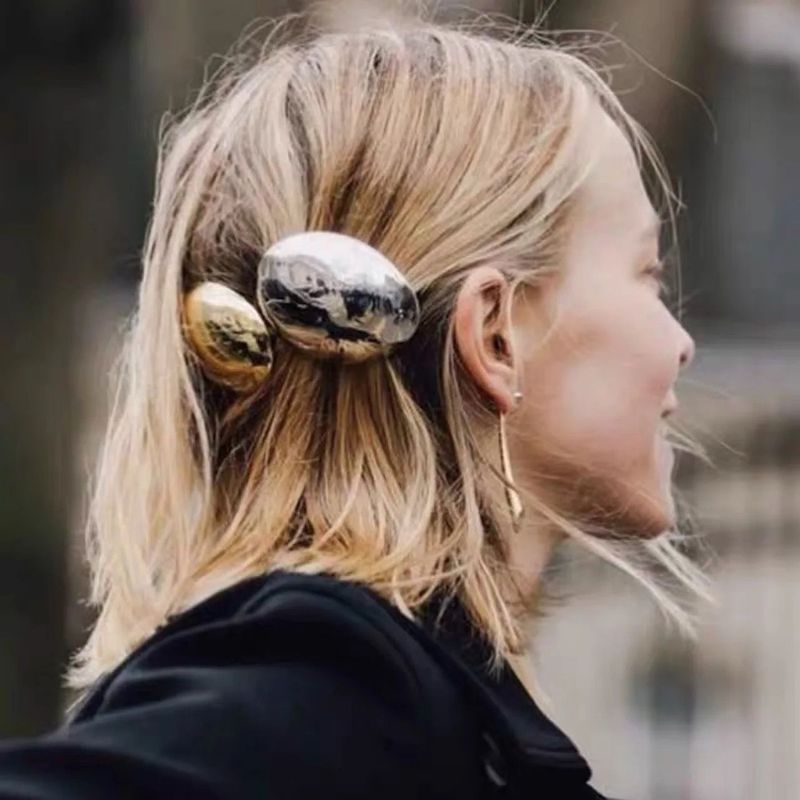 Round Hair Clip - Hair ACC