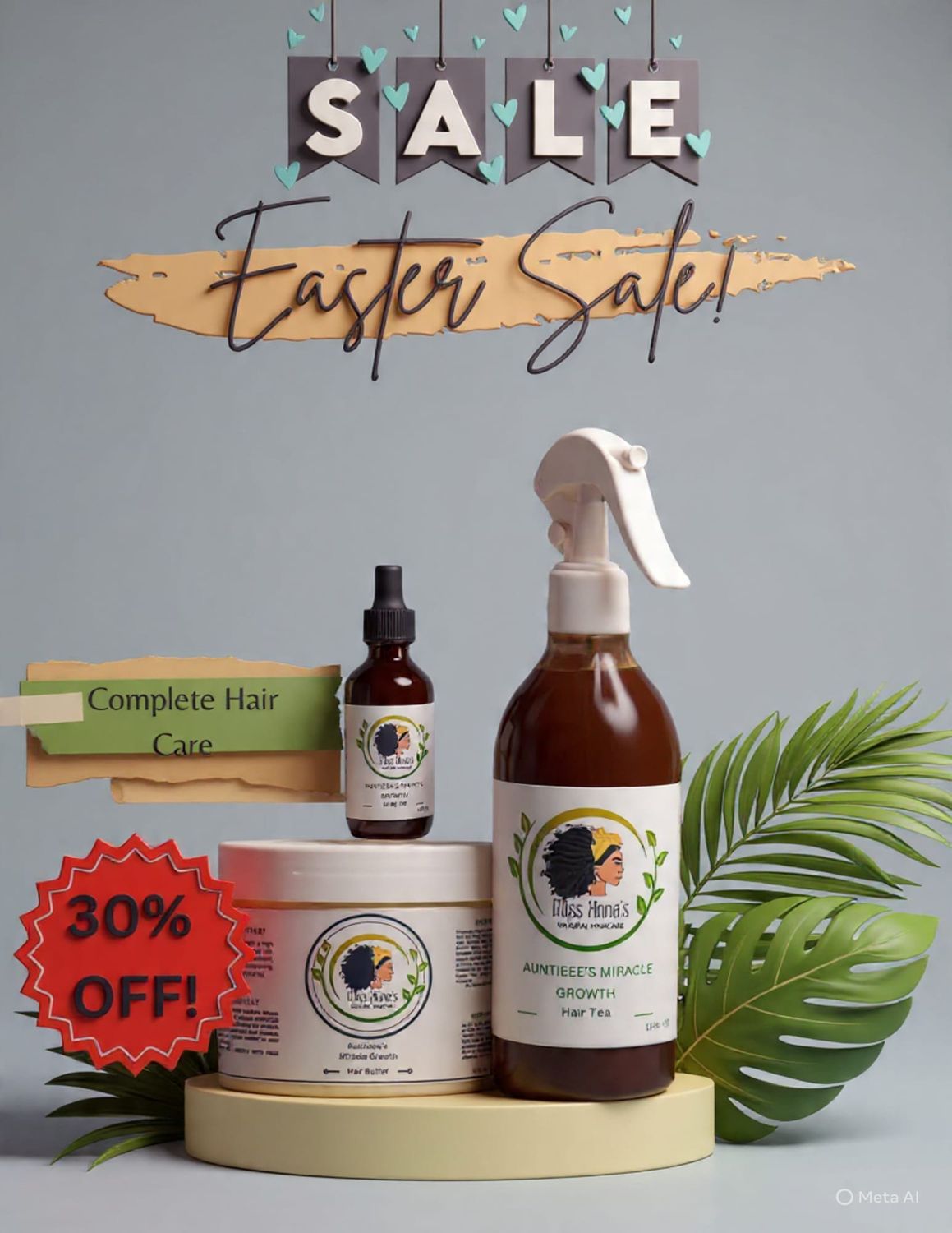 Complete Hair Care in 3 Easy Steps