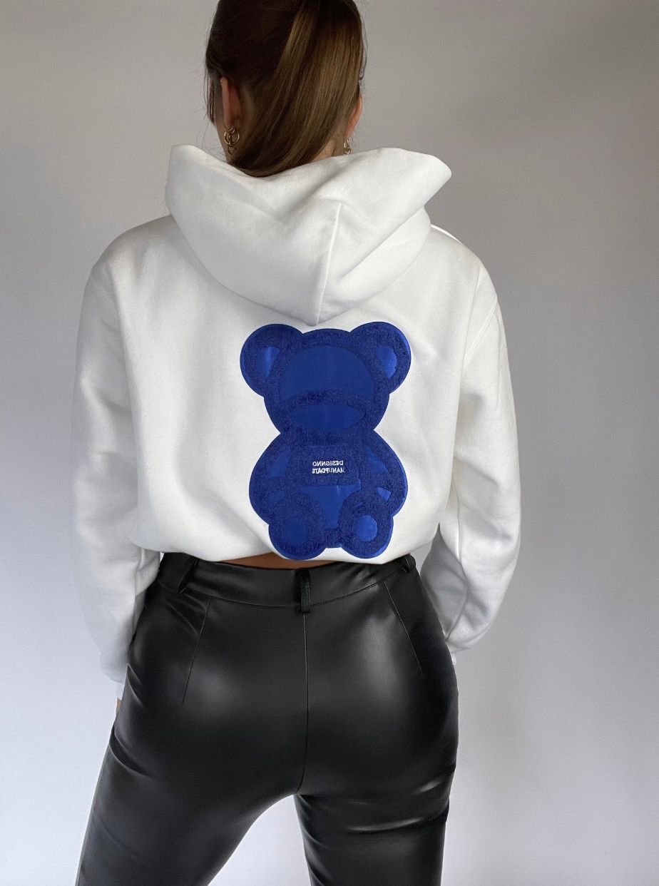 TEDDY HOODIE - BLAUW