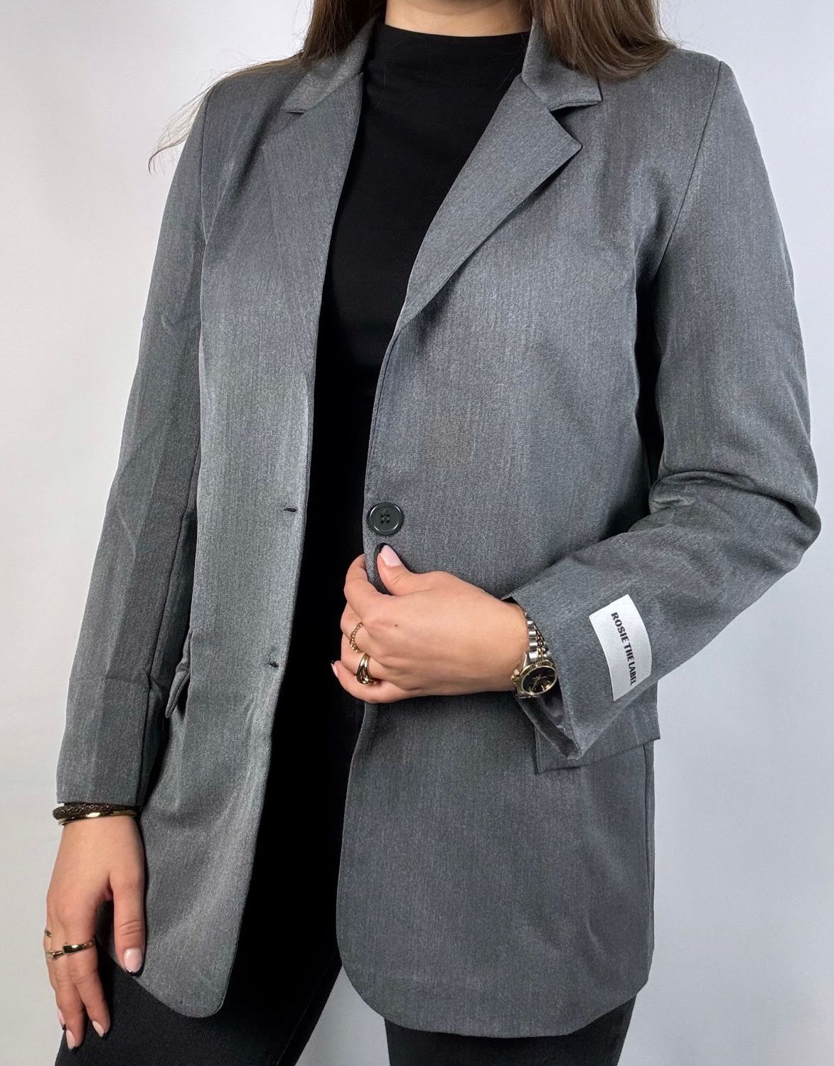 CLASSIC BLAZER - GRIJS