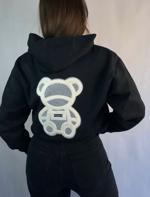 TEDDY HOODIE - ZWART