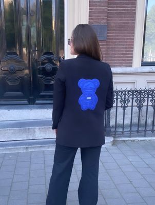 TEDDY BLAZER - BLAUW