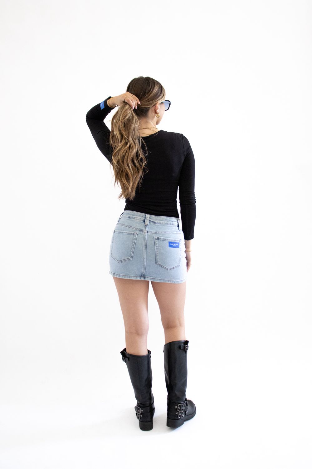 CLASSIC SKORT - DENIM