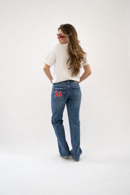 21TH LOW WAIST JEANS - DENIM