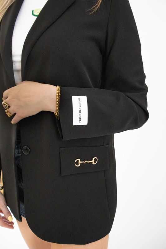 AFTERLIGHT BLAZER- ZWART