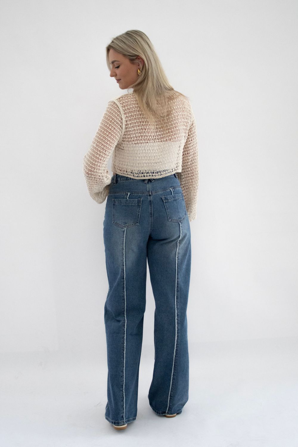 EDGE LINE JEANS - DENIM