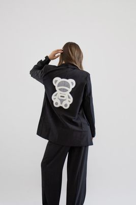 TEDDY BLAZER - WIT
