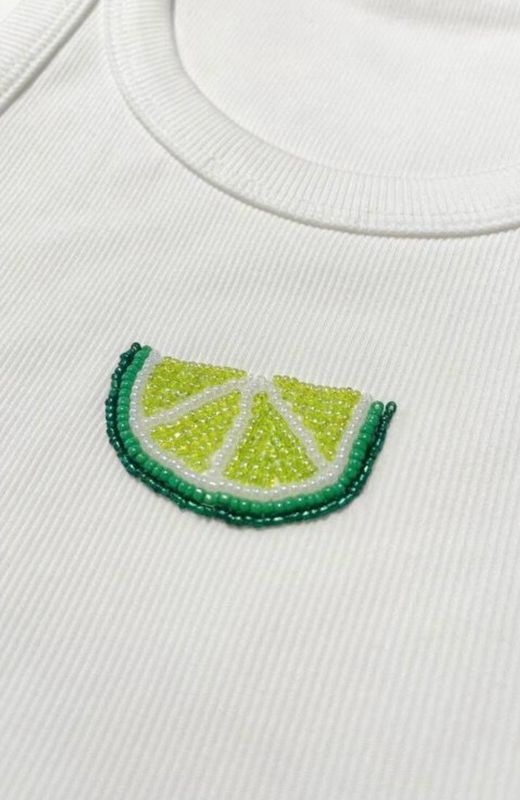 LIME TOP - WIT