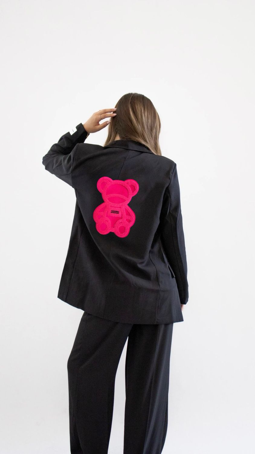 TEDDY BLAZER - NEON ROZE