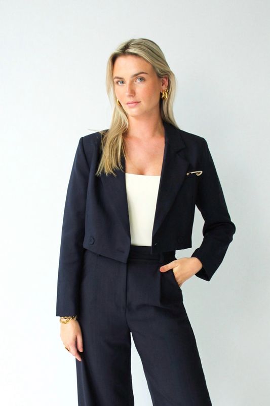 CHARM BLAZER - NAVY