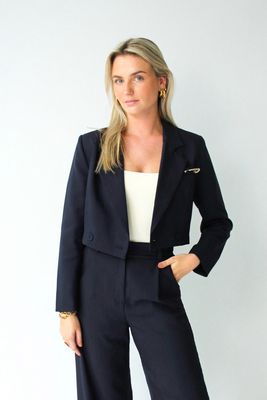 CHARM BLAZER - NAVY