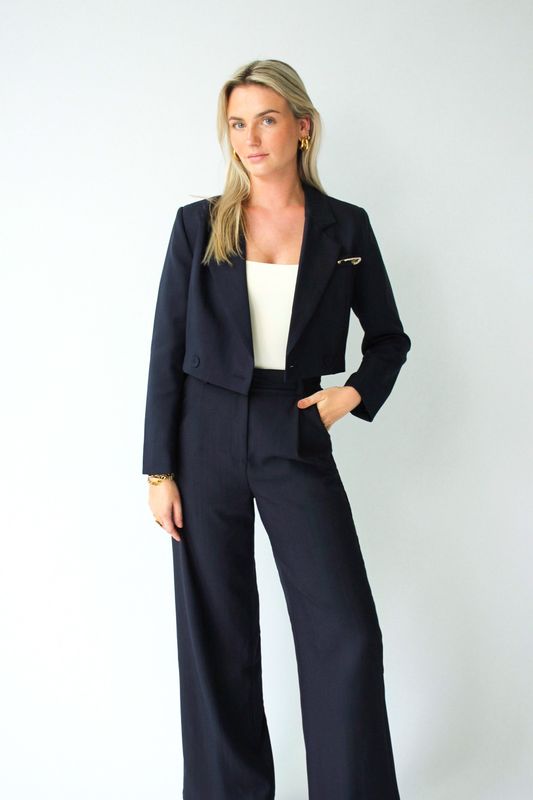 CHARM TROUSER - NAVY