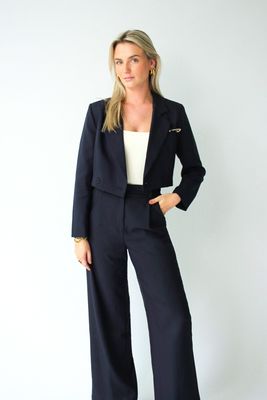 CHARM TROUSER - NAVY