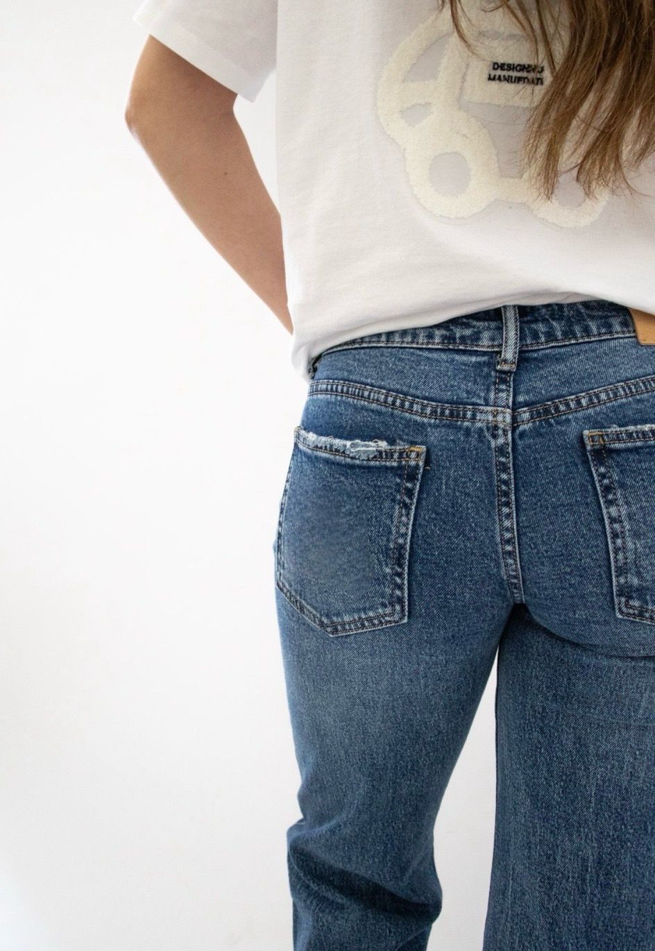 LOW WAIST JEANS - DENIM