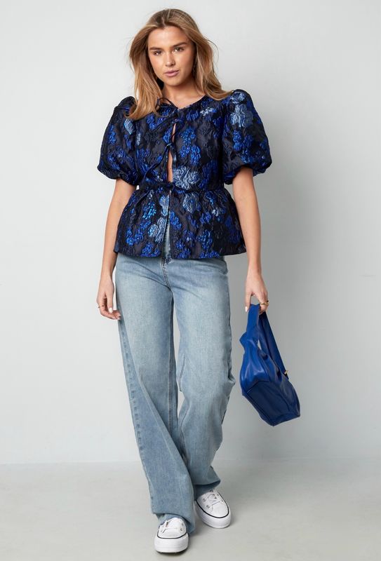 BASIC WIDE LEG JEANS - LIGHT DENIM