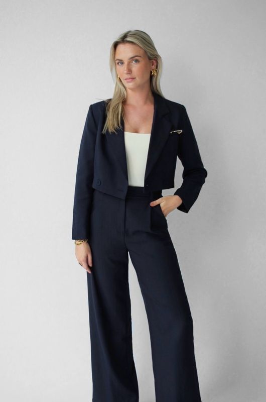 CHARM TROUSER - NAVY