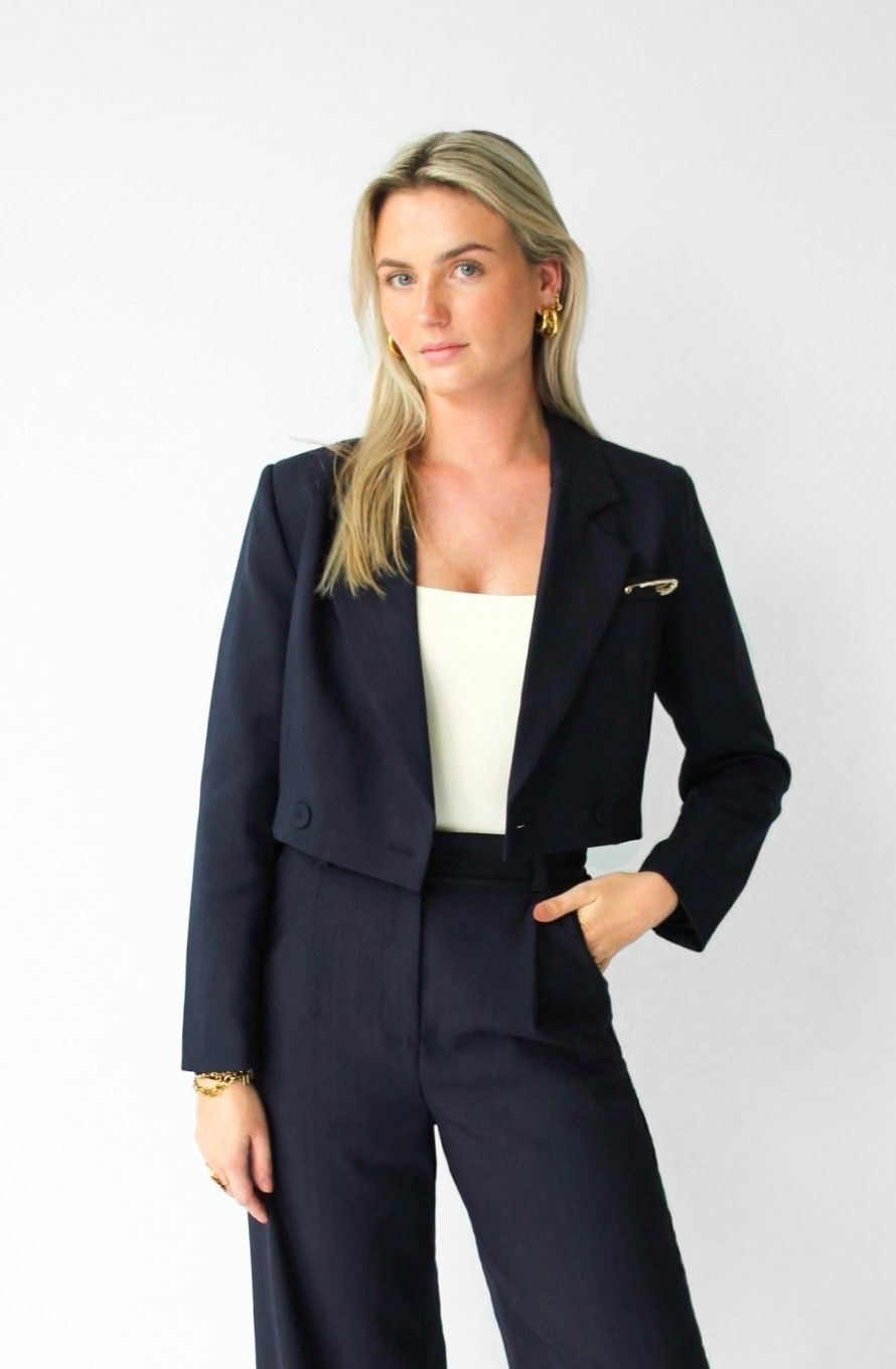 CHARM BLAZER - NAVY