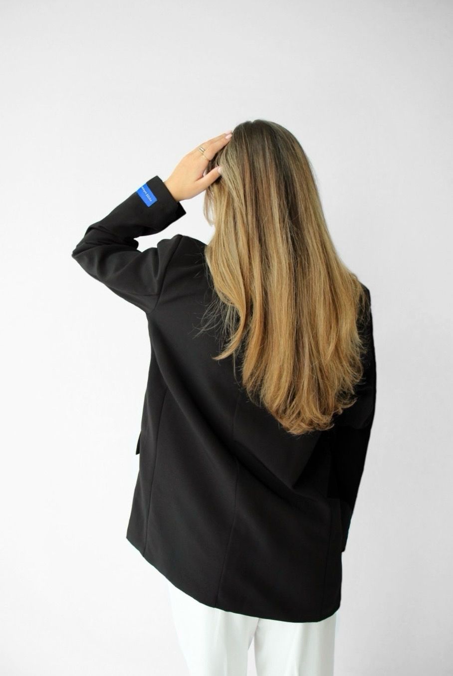 BLUE CLASSIC BLAZER - BLACK