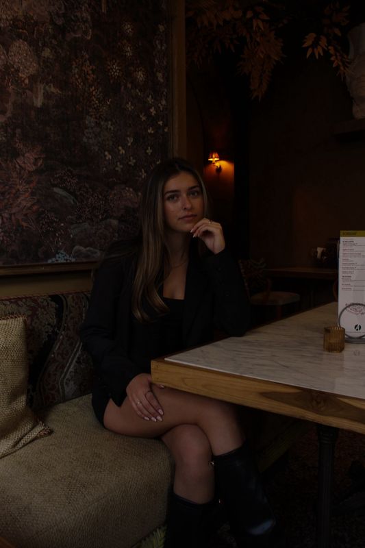 CROPPED BLAZER - BLACK