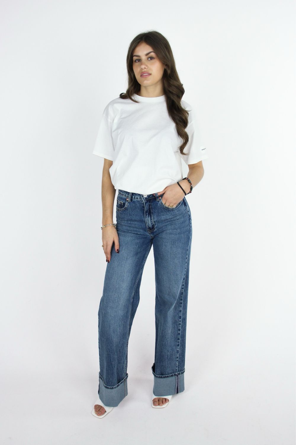 OVERSLAG JEANS - DENIM