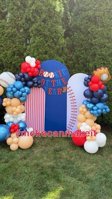 Medium Balloon Garland With Backdrop Starting at $300