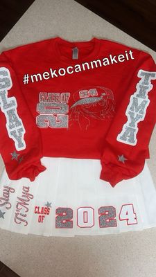 Personalized Senior/Graduation Skirt Set Starting At $65