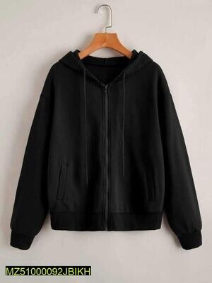 Woman stitch black zipper