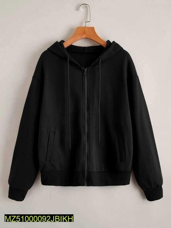 Woman stitch black zipper