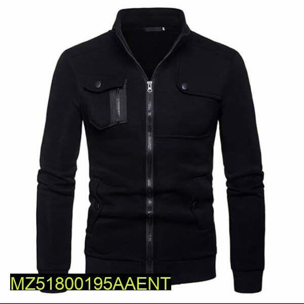 Men&#39;s stitch flace zepper jacket