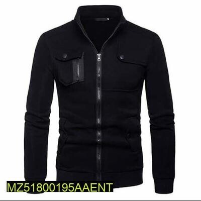Men&#39;s stitch flace zepper jacket