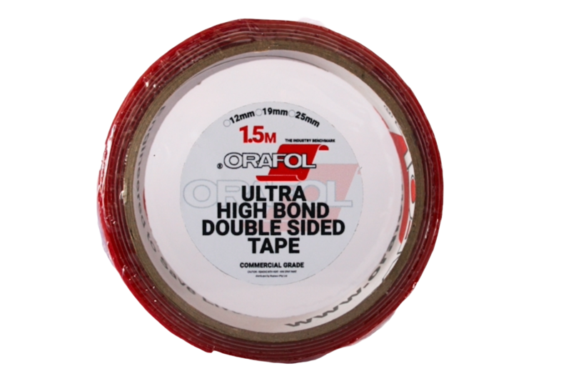 Orafol - Clear Double Sided Tape - 1.5m