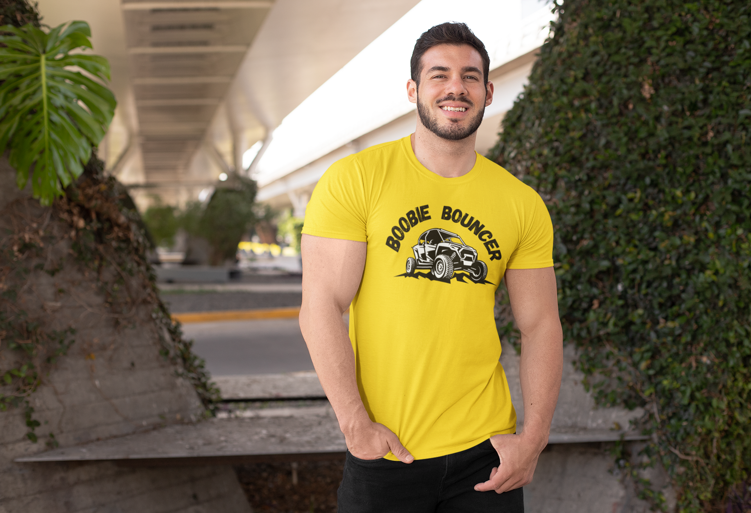 Boobie Bouncer ATV Unisex t-shirt