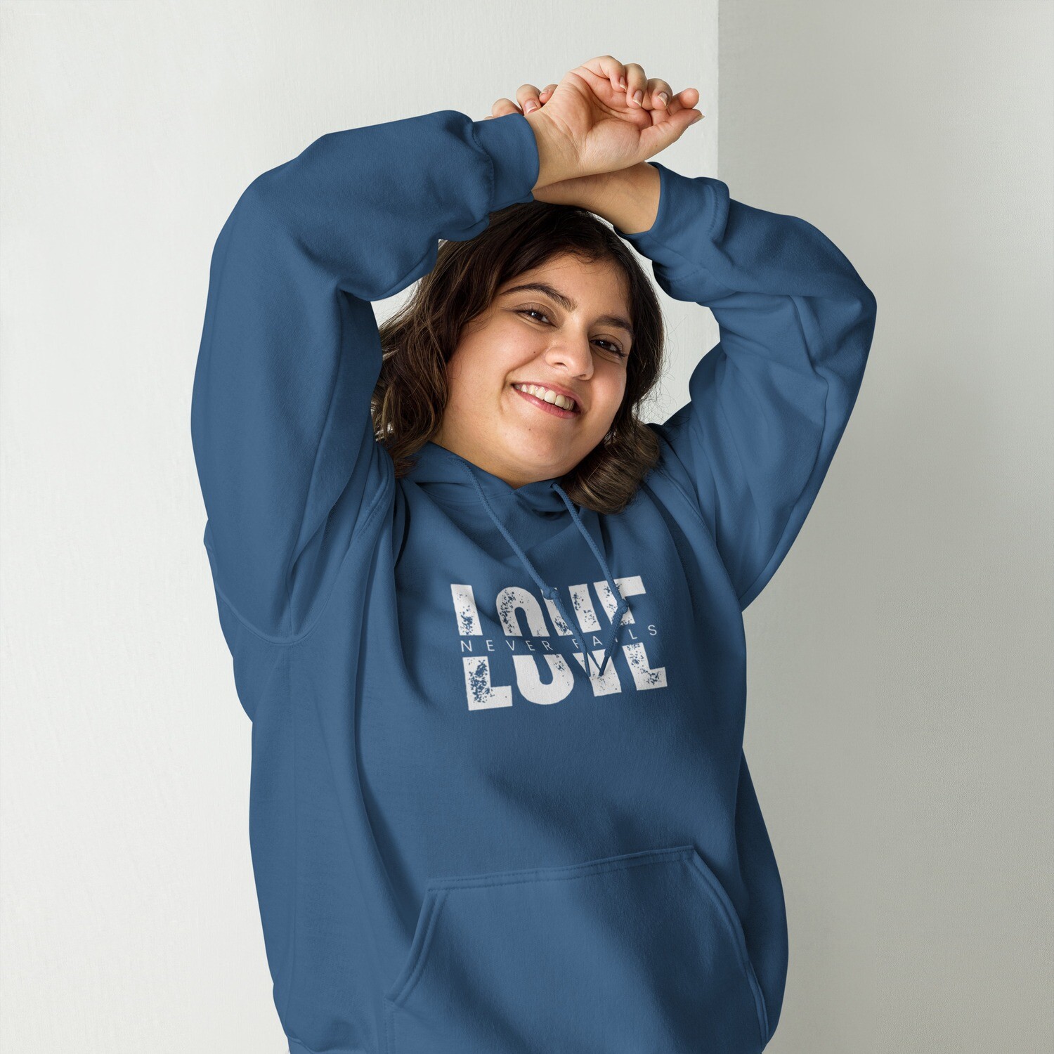 &quot;Love Never Fails&quot; Hoodie