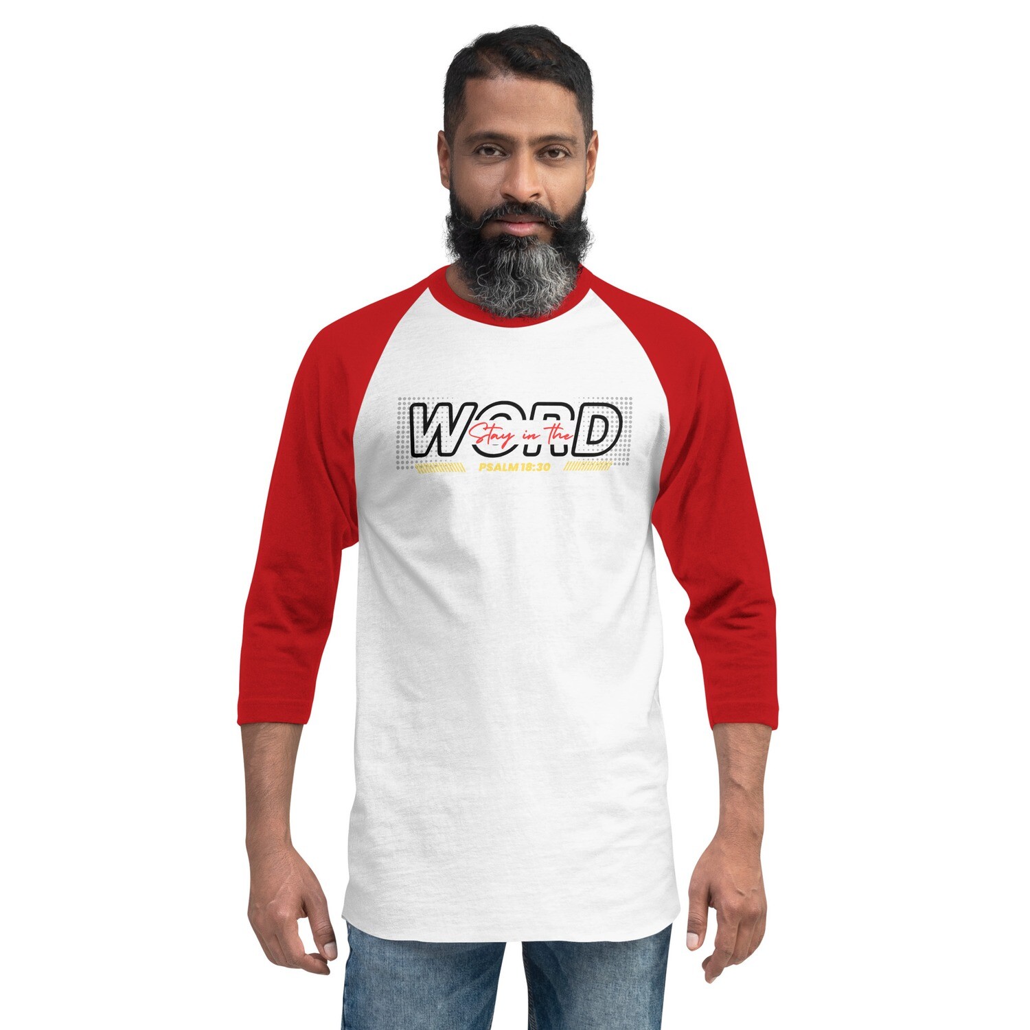 &quot;Stay in the Word&quot; 3/4 Sleeve Tee
