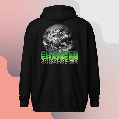 &quot;World Changer&quot; Zip Hoodie Jacket