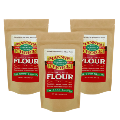 Pure Italian Flour 3 pack 2LB