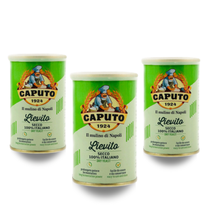 Caputo Lievito Dry Yeast 100% Italian, 3-pack