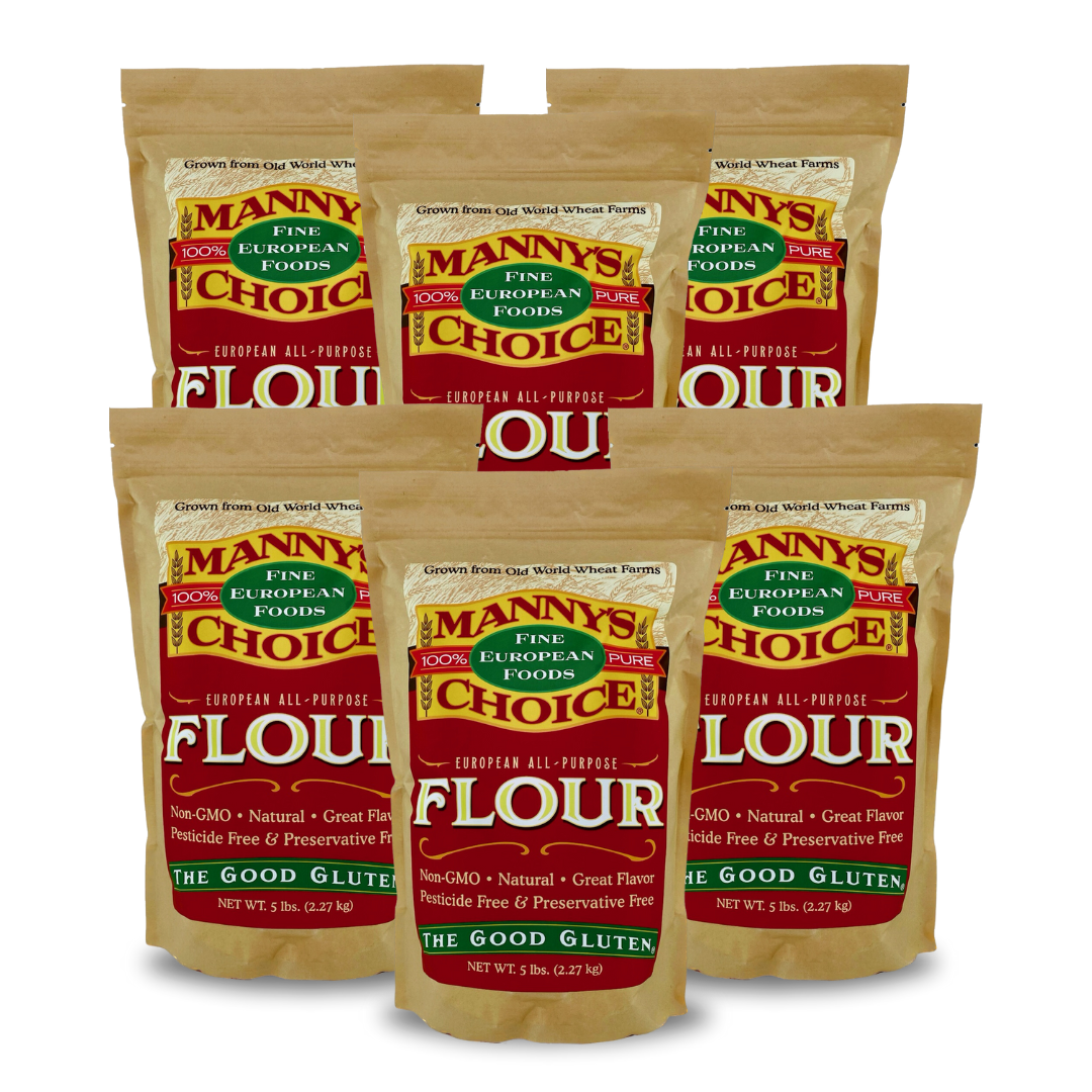 Manny’s Choice Pure Italian Flour 5lb (6 Pack)