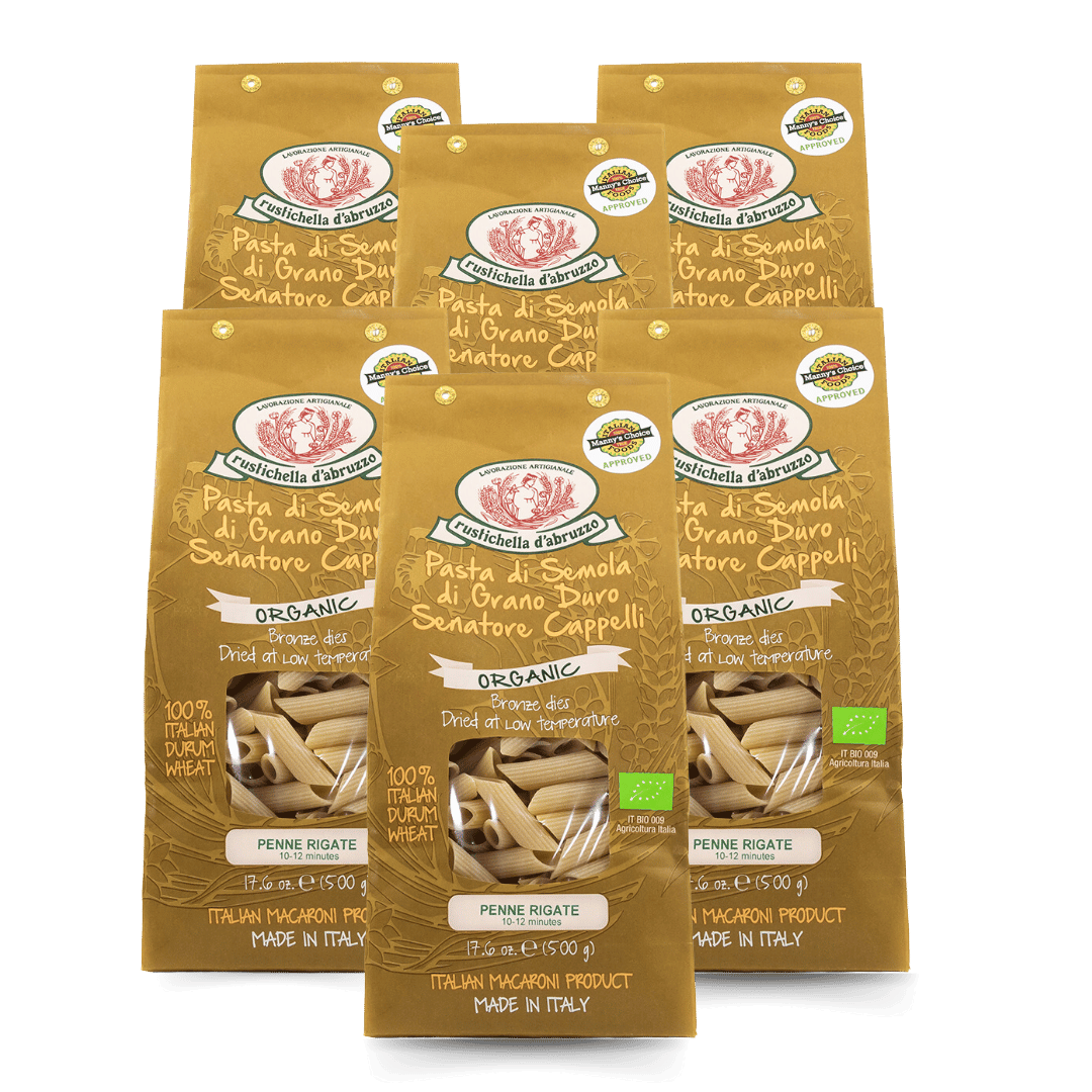 Organic Senator Cappelli Penne Rigate (6 Pack)