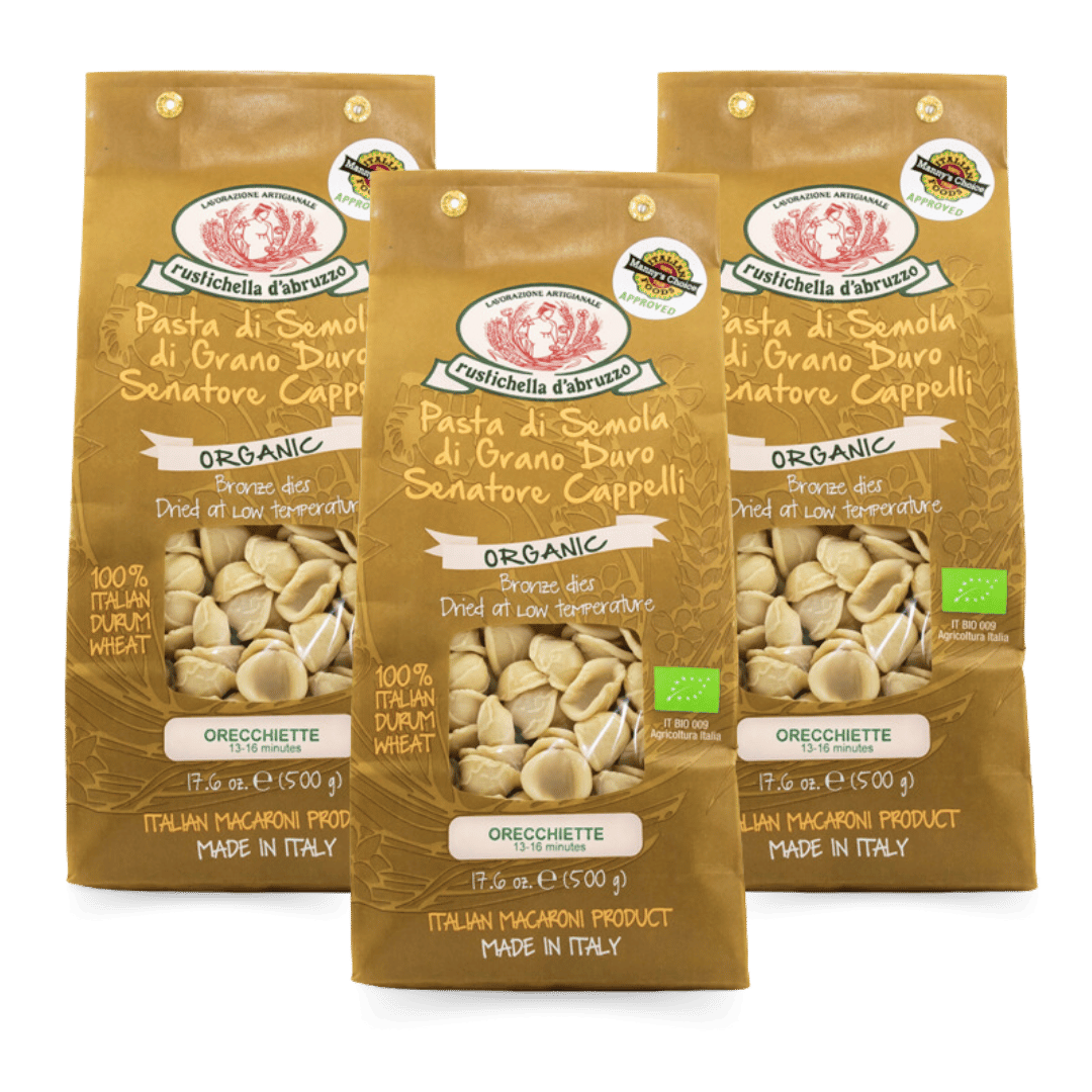 Organic Senator Cappelli Penne Orecchiette (3 Pack)