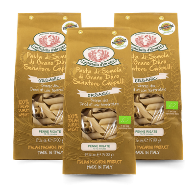 Organic Senator Cappelli Penne Rigate (3 Pack)