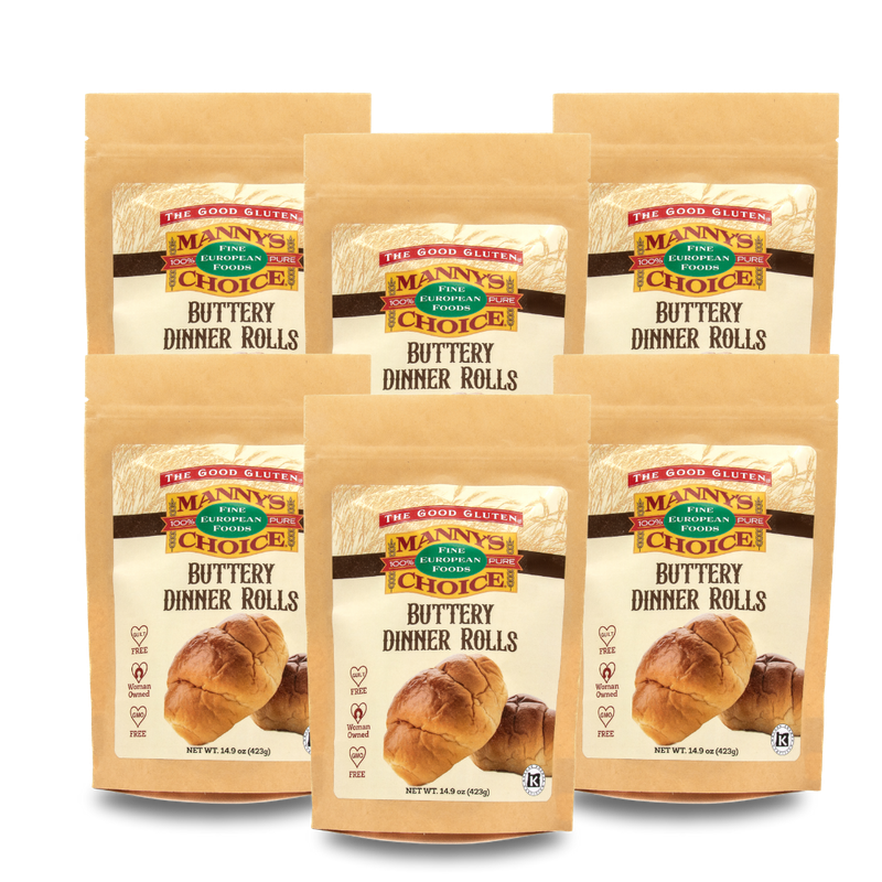 Manny’s Choice Buttery Dinner Rolls Mix (6 Pack)