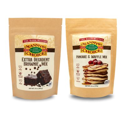 Manny’s Choice Pancake Mix and Brownie Mix Manny’s Choice Pancake Mix and Brownie Mix