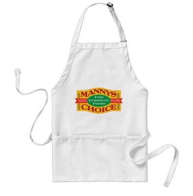 Manny’s Choice White Logo Apron