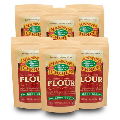 Manny’s Choice Pure Italian Flour 2lb (6 Pack)