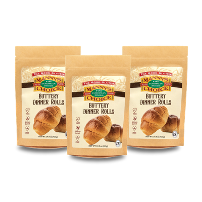 Manny’s Choice Buttery Dinner Rolls Mix (3 Pack)