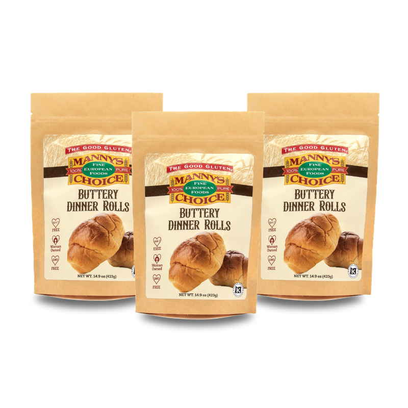 Manny’s Choice Buttery Dinner Rolls Mix (3 Pack)