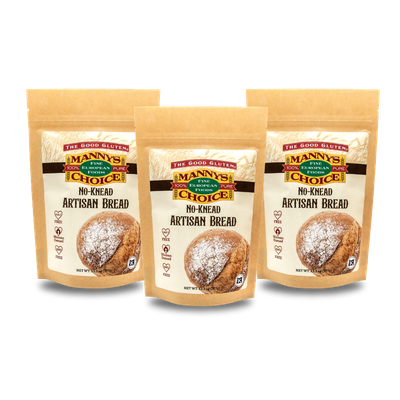 Manny’s Choice No-Knead Artisan Bread Mix (3 Pack)